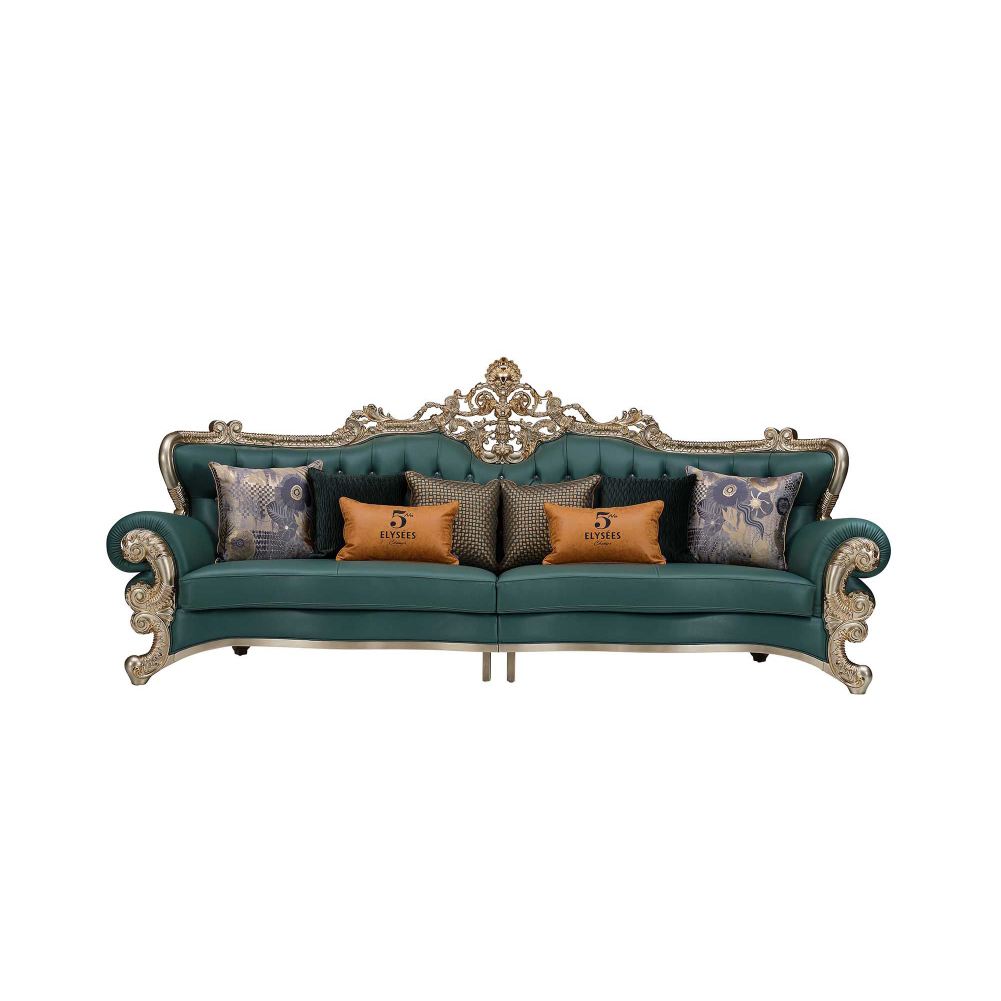 Champagne Gold DS-105 Two-Seater Sofa - Image 4