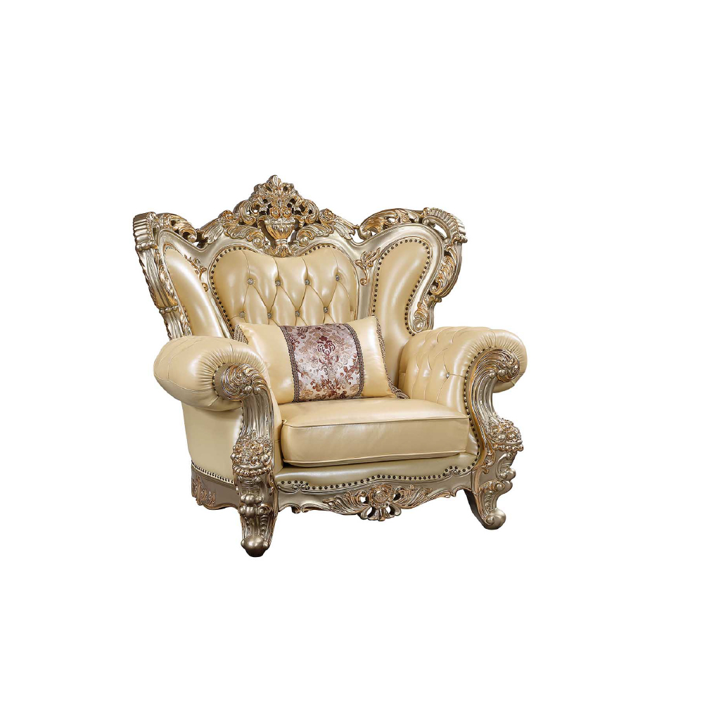 Champagne Gold DS028 (F818) Single Seat Sofa - Image 3