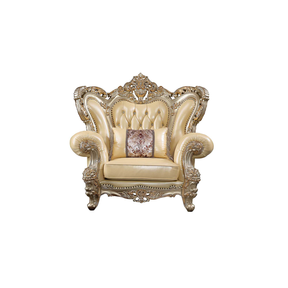 Champagne Gold DS028 (F818) Single Seat Sofa - Image 4