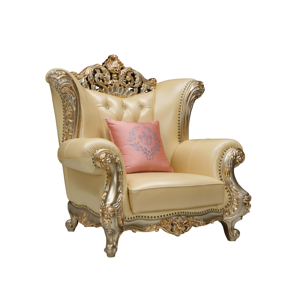 Champagne Gold DS071 (F898) Single Seat Sofa - Image 3