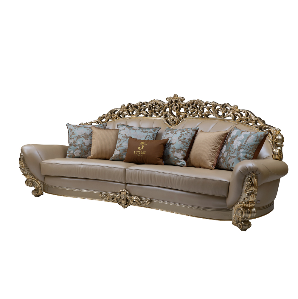 Champagne Gold DS072 Two-Seater Sofa - Image 3