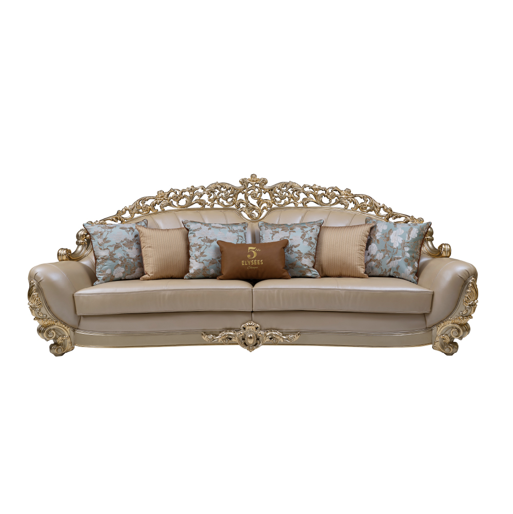 Champagne Gold DS072 Two-Seater Sofa - Image 2