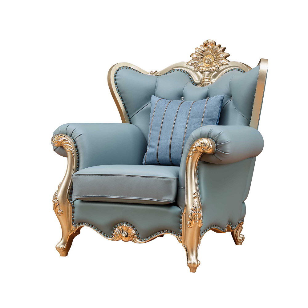 Champagne Gold DS313(F939) Single-Seater Sofa (2 pieces) - Image 2