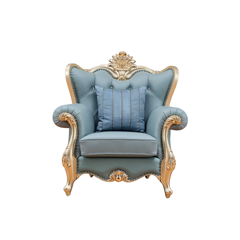 Champagne Gold DS313(F939) Single-Seater Sofa (2 pieces) - Image 3