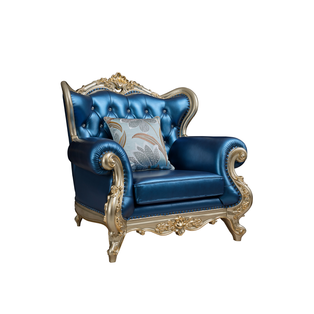 Champagne Gold DS318 Single-Seater Sofa - Image 2