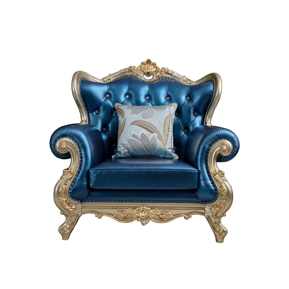 Champagne Gold DS318 Single-Seater Sofa - Image 3