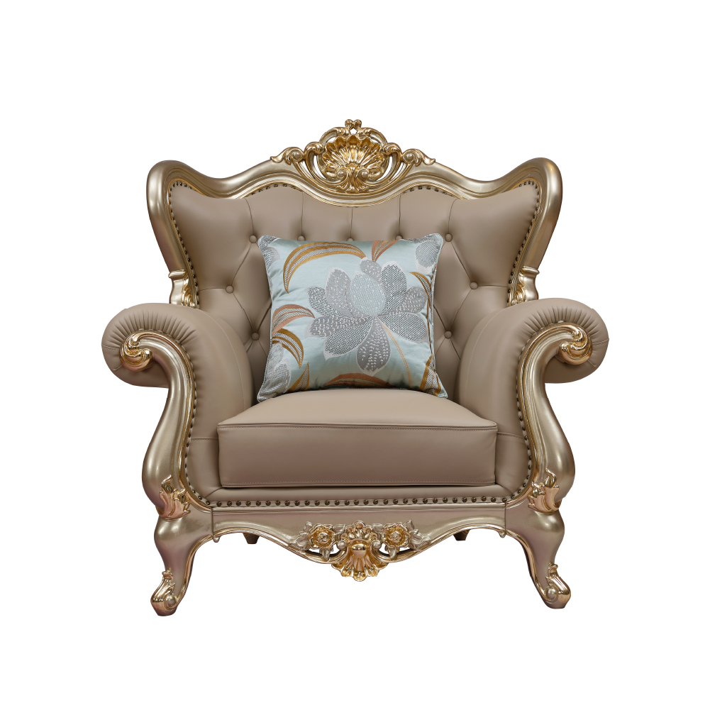Champagne Gold DS328 Single-Seater Sofa - Image 4