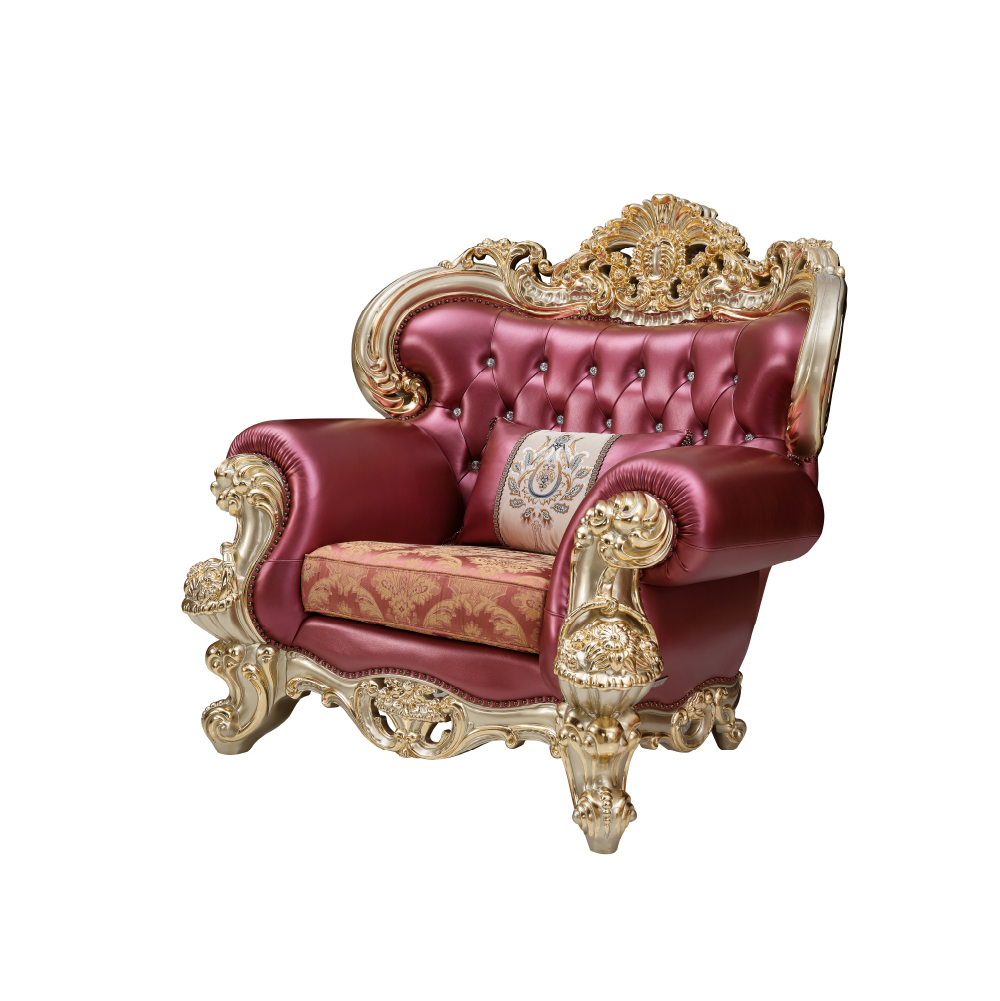 Champagne Gold F-881 Single-Seater Sofa - Image 3