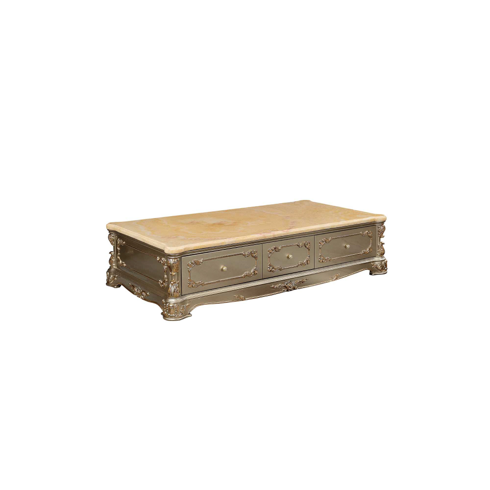 Champagne Gold R-3313a Long coffee table - Image 2