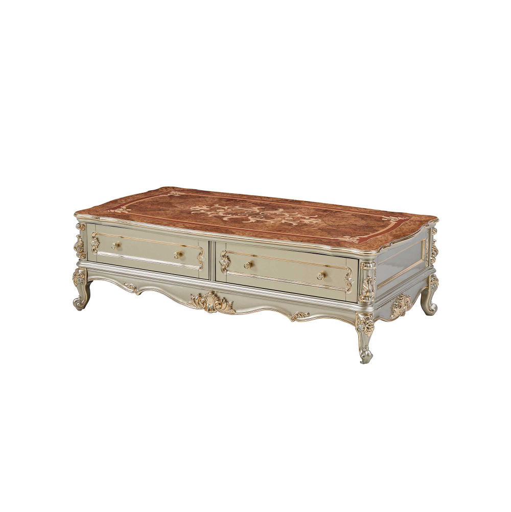 Champagne Gold R-3323a Long coffee table - Image 2