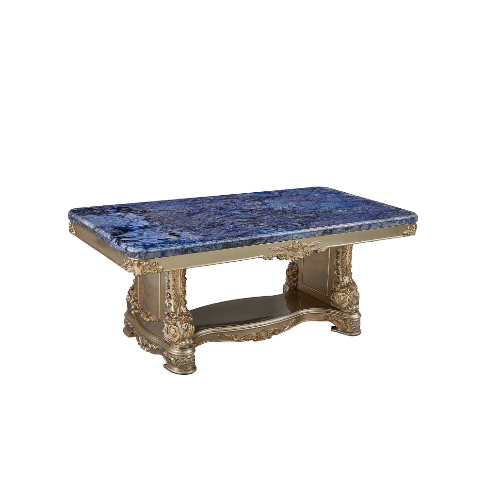 Champagne Gold T-3313b Long dining table - Image 2